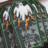  *BLEM --- GHOST ARMY PVC GITD PATCH
