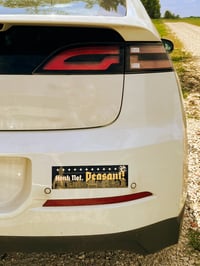 Image of Honk Not, Peasant - 10x3 Vinyl Bumper Sticker
