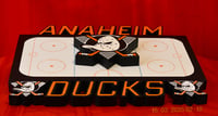 Image 6 of Anaheim Ducks Hand Crafted NHL 3D Wooden Team Logo Wall Décor Hanging Artwork.