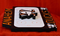 Image 8 of Anaheim Ducks Hand Crafted NHL 3D Wooden Team Logo Wall Décor Hanging Artwork.