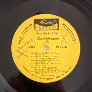 Image of Los Millonarios "Bailables"