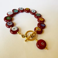 Image 1 of Deep Red Bracelet