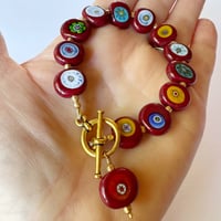 Image 3 of Deep Red Bracelet