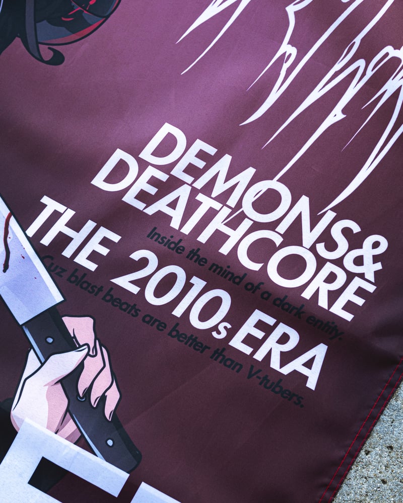 Image of As Blood Runs Black X Scarlxrd Flag