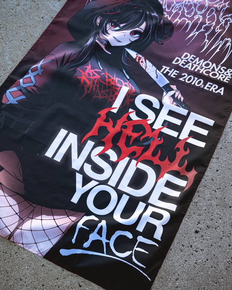 Image of As Blood Runs Black X Scarlxrd Flag