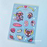 Image 2 of Original: Cupid Kiss-Cut Sticker Sheet