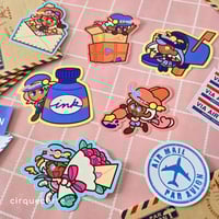 Image 2 of Original: Letter Pals Vinyl Stickers