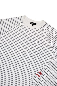 Image 2 of Navy Stripe Long Sleeve T-Shirt