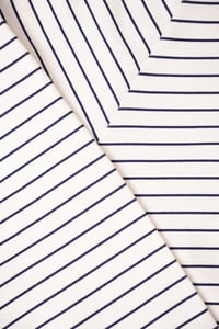 Image 4 of Navy Stripe Long Sleeve T-Shirt