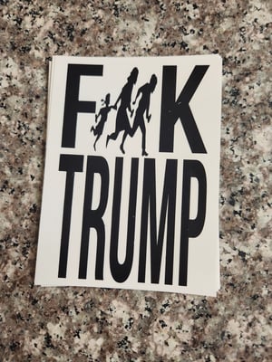 Image of FXXK TRUMP STICKERS