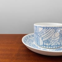 Image 2 of Gustavsberg Boro Tea Cup with Saucer