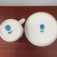 Image 4 of Gustavsberg Prunus Large Chocolate Cup with Saucer