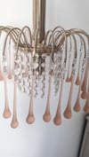 Lustre gouttes d'eau et pampilles 