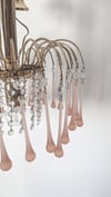 Lustre gouttes d'eau et pampilles 