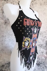 Image 3 of Guns N' Roses cross halter top