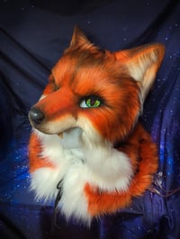 Image 2 of Fox Fur realistic head Mask