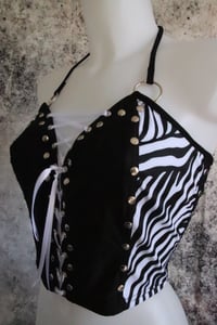 Image 5 of Zebra bustier top