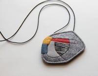 Image 1 of Textile pendant no.8