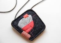 Image 3 of Textile pendant no.7
