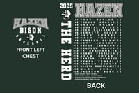 Image 2 of PRE ORDER: 2025 BISON BASEBALL :  ROSTER ON BACK