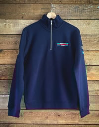 Image 2 of 1965 PTSD Awareness 'Racing Homage' 1/4 Zip Sweatshirt