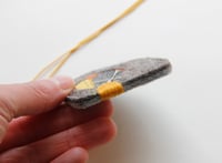 Image 4 of Textile pendant no.5