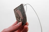 Image 4 of Textile pendant no.4