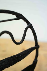 Image 4 of Blacksmith Made Irish 19th Century Wrought Iron Harnen Stand 