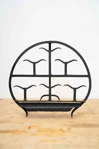 Image 2 of Irish 19th Century Wrought Iron Harnen Stand 