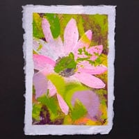 Sean Worrall - "Spring (No.9)" - Acrylic, on A6 handmade 150gms cotton rag paper - April 2025