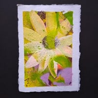 Sean Worrall - "Spring (No.11)" - Acrylic on A6 handmade 150gms cotton rag paper - April 2025