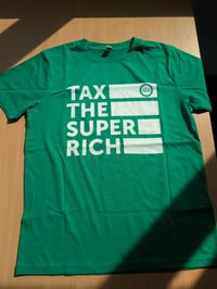 Image of Tax the Super Rich - Green Unisex T-Shirt