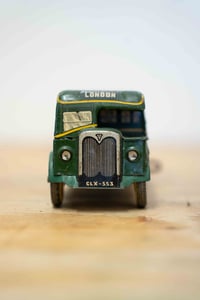 Image 4 of Vintage Wells Brimtoy Tinplate Clockwork Greenline Toy Bus Circa 1950's