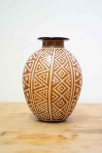 Image 1 of Large Peruvian Studio Pottery Vase by Sebastian Paz
