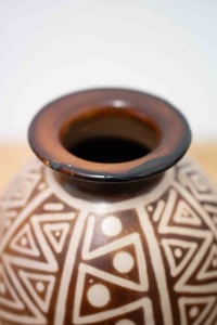 Image 4 of Large Peruvian Studio Pottery Vase by Sebastian Paz
