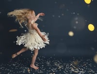 Image 5 of Blue & Gold Confetti Session- May 17th 2025- Retainer ONLY