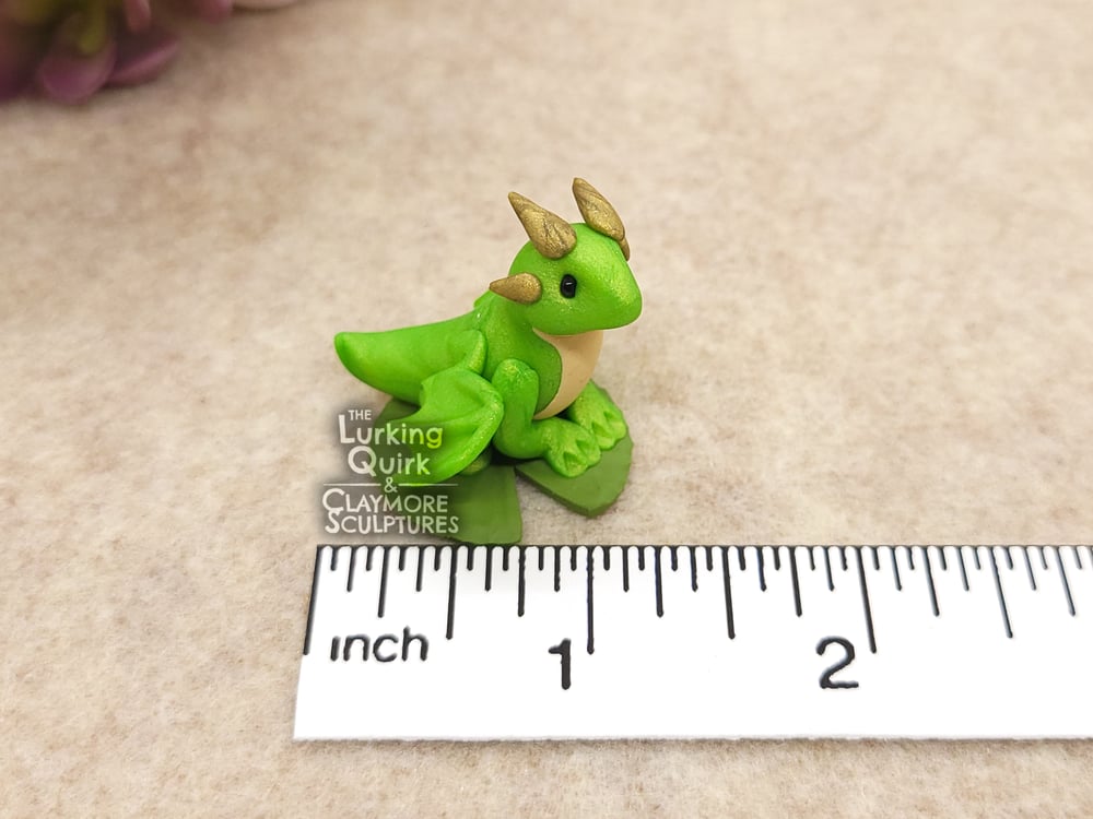 Mini Frog Dragon on a Lily Pad