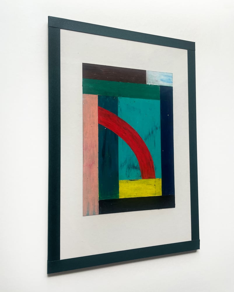 Image of ‘One red slide’ - Framed drawing