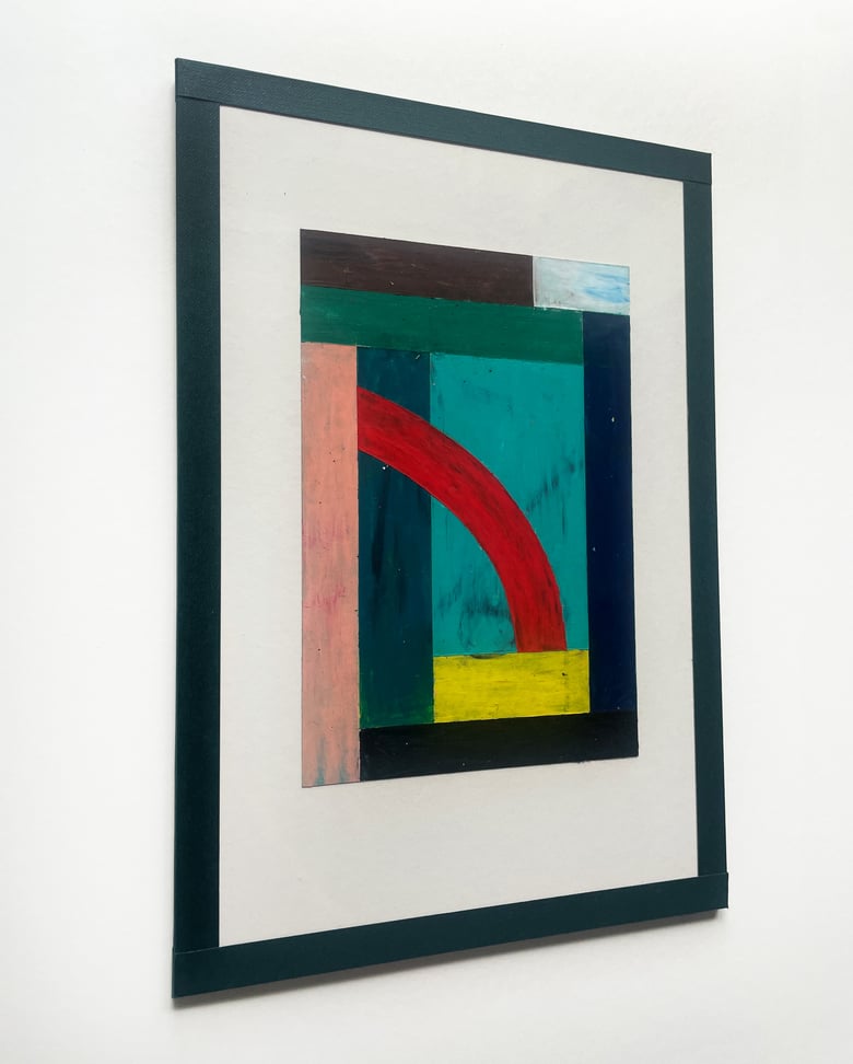 Image of ‘One red slide’ - Framed drawing