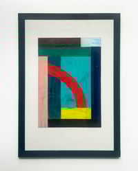 Image 2 of ‘One red slide’ - Framed drawing
