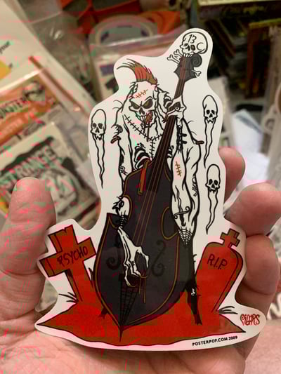 Image of PSYCHO BASS -sticker 
