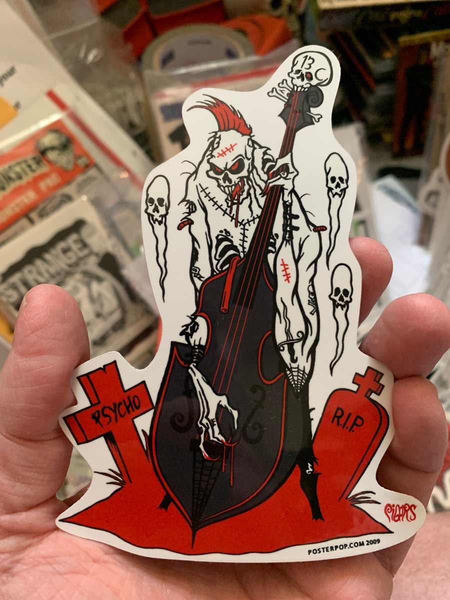 Image of PSYCHO BASS -sticker 