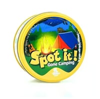 Image 1 of SPOT IT! Gone Camping CARD GAME Gift for Family and Kids Travelling Board Games