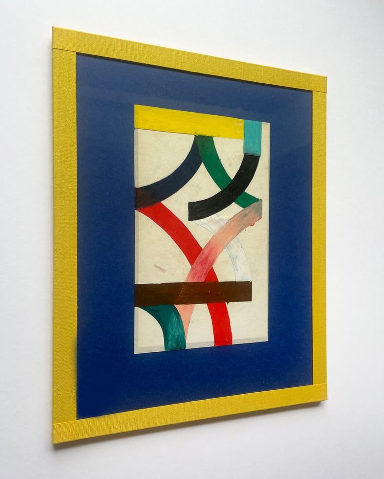 Image of ‘Up and down and up and across.’ - Framed drawing