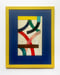 Image of ‘Up and down and up and across.’ - Framed drawing