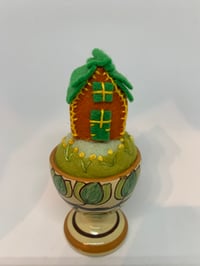 Upcycled Eggcup Pincushion