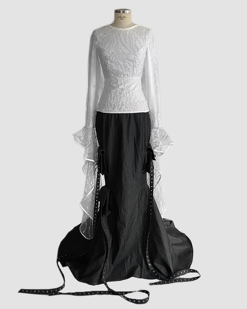 Image of ‘TEARS‘ top and ‘ENGEL‘ skirt