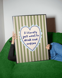 Image 1 of Drink Iced Coffee Print