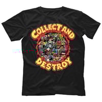 Image 1 of Collect & Destroy Thrash Cat Shirt — Available Now! Follow Link to Apparel Shop