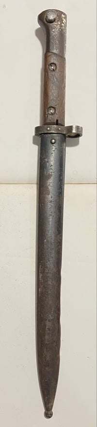 Image 4 of WW2 (Czechoslovakia) 1937 Mauser Rifle Bayonet & Scabbard